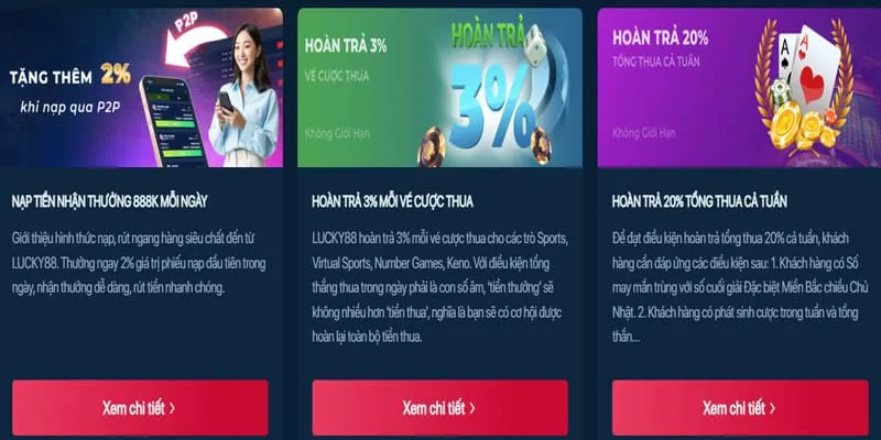 Khuyến mãi mới nhất Gacam888